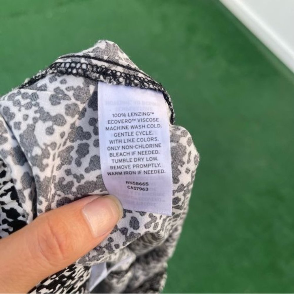 Abound Black & White Cow Print Mini Skirt Size S - Picture 5 of 6